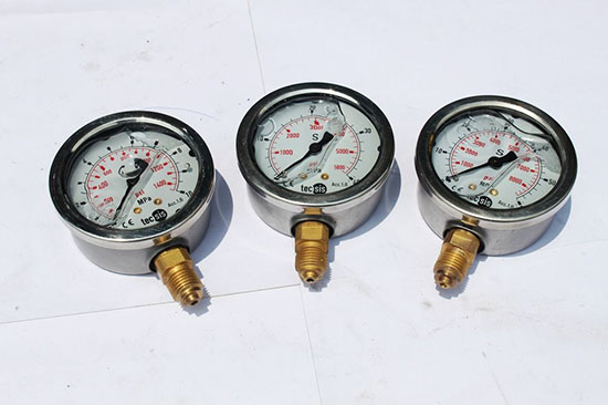Tecsis inlet pressure gauge